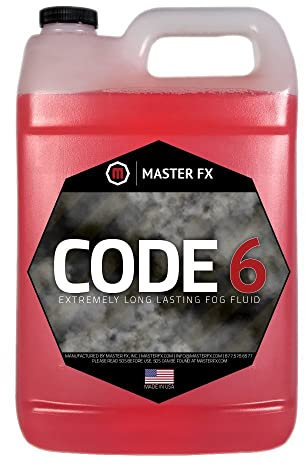 Master Fog – kod 6 (TM) (löjligt långvarig dimjuicevätska) – 1 gallon