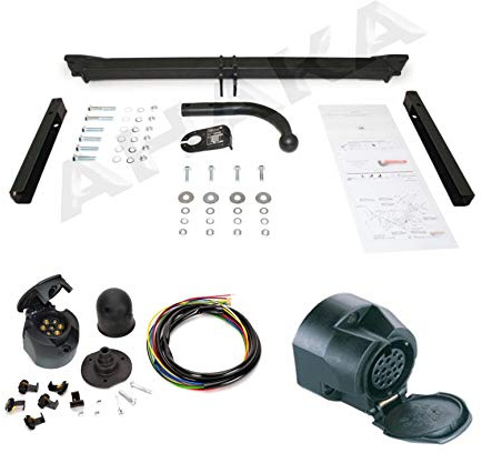 AHK Anhängerkupplung mit Elektrosatz 13 polig für Mercedes C-Series W-202 1993-2000 Anhängevorrichtung Hängevorrichtung - starr, mit angeschraubtem Kugelkopf