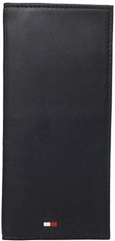 Tommy Hilfiger Herren RFID Echtes Leder Lange Bifold Sekretary Geldbörse
