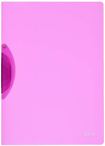 Leitz 41760065 Klemmmappe ColorClip Rainbow, A4, PP, 6er Packung, violett