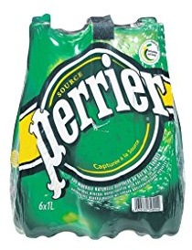 Perrier Eau Gazeuse, 6 x 1L