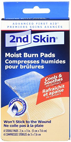 Spenco 2nd Skin Moist Burn Pads, Medium (2 x 3 Inches), 4-Count