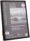 Stewart Superior A4 horizontal/vertical con vidrio cristal de seguridad aluminio marco de fotos – negro