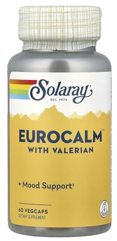 SOLARAY Eurocalm Valerian Root Capsules, 200 mg | 60 Count