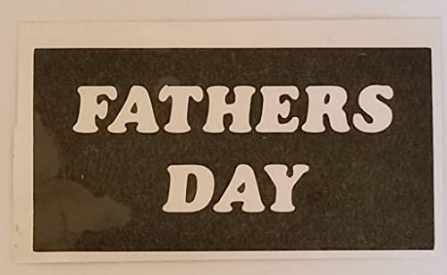 Dazzle Glitter Tattoos 10 x Fathers Day word stencil per incisione su vetro vetro vetro regalo regalo