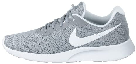 Nike Damen WMNS Tanjun Sneaker, Wolfgrau Weiß, 35.5 EU