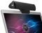 GOgroove SonaVERSE Haut-parleurs USB pour Ordinateur Portable - Mini Barre De Son Alimentée par USB avec Haut-Parleur Externe Portable À Clipser pour Moniteur, Un Câble pour Entrée Audio (Noir)