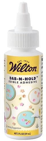 Wilton Dab-N-Hold Edible Adhesive - Clear Food Glue - Baking Accessory for Cake Decoration, Fondant, Sugar Sheets & Icing Decorations - Easy-to-Use - 2 fl oz