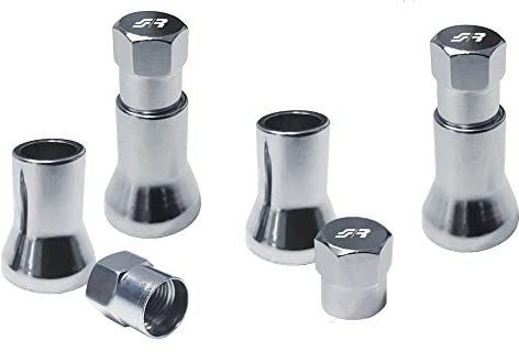 Simoni Racing Set Tapas de Válvulas 'Chrome Valve' - Cromo