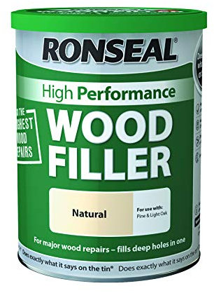 Ronseal 32287 High Performance Wood Filler - Natural 1Kg