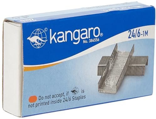 Kangaro ka24/61 M häftklamrar nr 24/6-1 m, 1 000 stycken