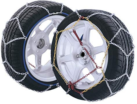 Chaînes De Neige Type Rombo - Chaînes Voiture Anti-Dérapant - KRAWEHL - Ø 9 Mm - avec Tendeur Mécanique - Groupe 4-3402.0011054