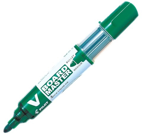 PILOT 355790 Whiteboard-Marker V BOARD MASTER, Rundspitze, grün