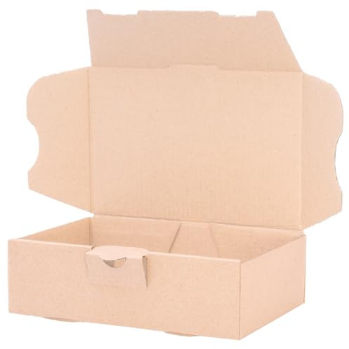 verpacking Maxibriefkartons 160 x 110 x 50 mm Maxibrief MB-1 Braun Versand Post Faltschachtel DIN A6 (Innenmaß 150 x 105 x 46 mm) Versandschachtel Büchersendung (50 Stück)