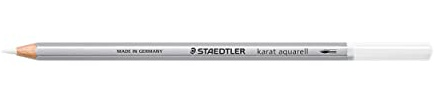 STAEDTLER Karat Aquarell 125 Aquarellstifte – Weiß, 6 Stück