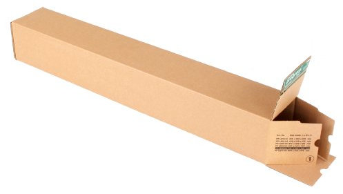 progressPACK Versandkarton Premium PP LB10.05 aus Wellpappe, DIN A1+, 715 x 105 x 105 mm, 10-er Pack, braun