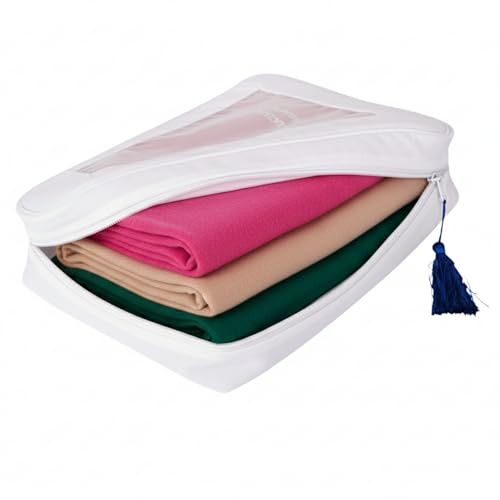 The Cashmere Choice Cashmere Storage Bags for Clothes, Jumpers, Scarves – 100% Cotton Garment Bag – Standard Size