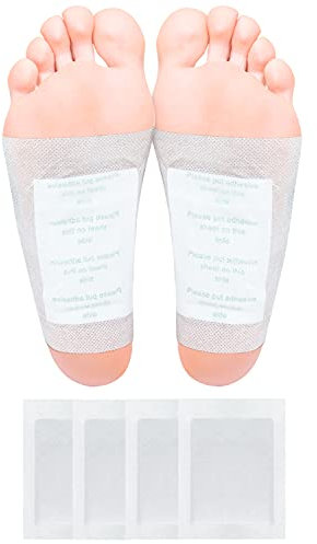 Kurtzy Detox Foot Pads (100 Pack) - Patches with 100 Adhesive Sheets for Feet - Relieve Stress & Pain, Improve Sleep & Enhance Blood Circulation - Natural Ingredients to Remove Impurities & Toxins