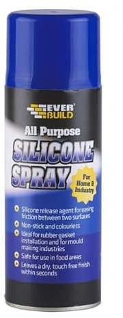 Everbuild Silicone Spray Lubricant High Performance Multi Purpose 400ml