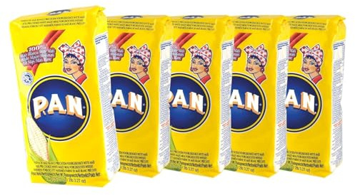 Harina de Maiz Blanco Precocida Colombia - Venezuela, Bolsa 1, 0 kg - Harina de Maiz Blanco precocida , 5 x 1kg