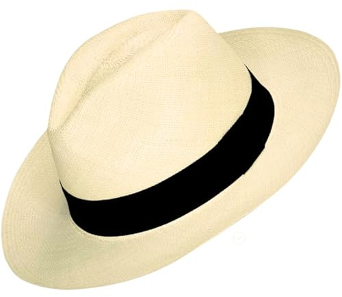 Gamboa Fedora Panama Hut Herren und Damen Sommer Strohhut Panamahut Sonnenhut UV-Schutz UPF50+