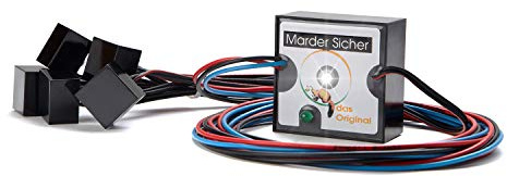 MarderSICHER Marderblitz | Marderschutz für Haus und Auto | Blitzlicht (LED) | Ideal für Dachböden