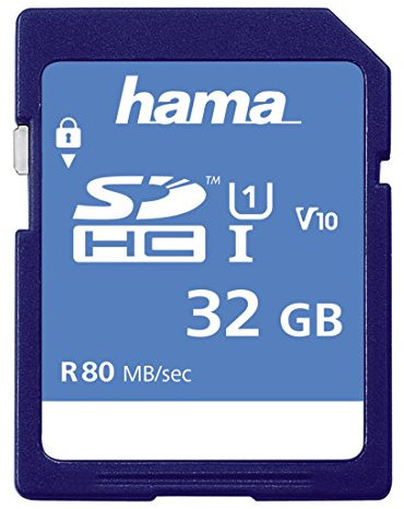 Hama SDHC 32GB Cl10 UHS-I 80MB/s