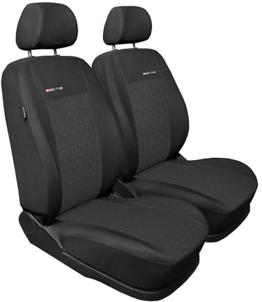 Mossa Passgenaue Sitzbezüge passend für VW Caddy III Cargo (2004-2015) E1 | nur vordere Sitze - zwei einzelne Sitze