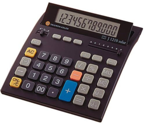 TA Tischrechner J 1210 solar Euro/B6409 12-stellig