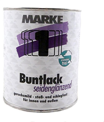 MARKE 1 BUNTLACK SEIDENGLAENZEND - 0,75 LTR (RAL 1021 RAPSGELB)