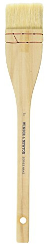Winsor & Newton Hake Bürste, breit, flach, Holzgriff, 5,1 cm