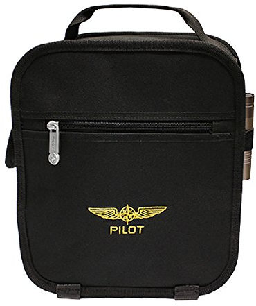 DESIGN4PILOTS Cuffia borsa nero, borsa aeronuatica per cuffia, pilota
