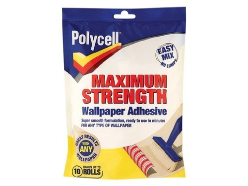 Maximum Strength Wallpaper Paste 10 Roll(POLLYCELL 5133339)