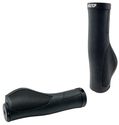 NC-17 Ergonom S-Pro Lock-On Griff UNISEX - Ergonomische Fahrrad Lenkergriffe für Mountainbike, Trekkingbike, Tourenbike und Citybike