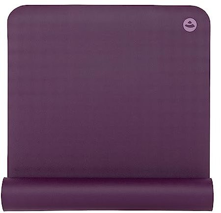 Bodhi Yogamatte ECO PRO DIAMOND | Ultra Grip | 100% Naturkautschuk | Ökologisch | Profi-Matte für Pilates & Gymnastik | Ideal für dynamisches Yoga & Hot Yoga | 185 x 60 x 0,6 cm | violett