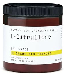 BEYOND RAW Chemistry Labs L-Citrulline Powder, Supports Peak Performance, 30 Servings
