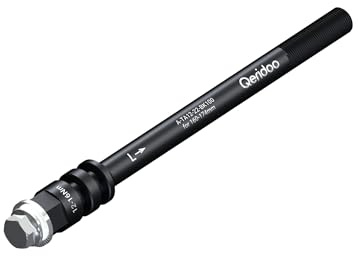 Qeridoo Steckachsadapter M12x1,0 160-172 mm | Ideal für Fahrradanhänger | Robuste Ausführung | Kompatibel mit Maxle Steckachsen | Hohe Präzision & Stabilität