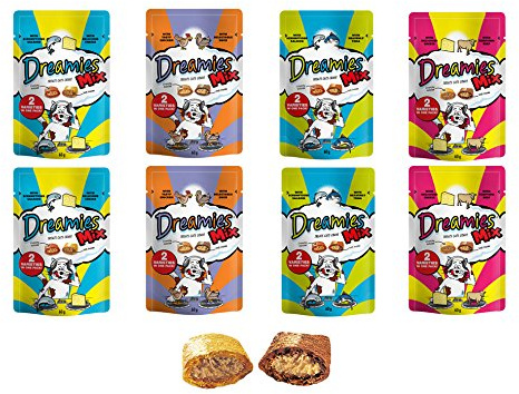 Dreamies Packung mit gemischten Farben. Dreamies