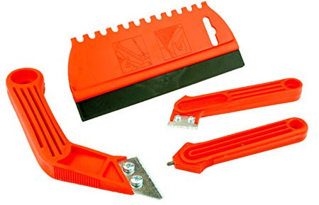 Linic Tungsten Carbide Heavy Duty Tile Grout Rake, Grout Rake, Scriber, Adhesive Spreader. (S7519) Free UK Postage