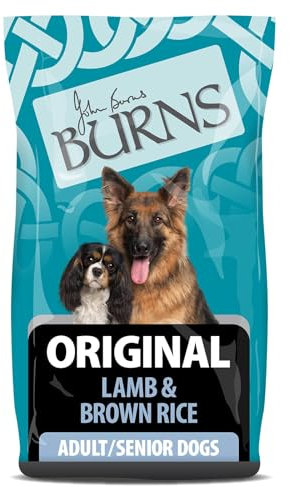 Burns Pet Nutrition Hypoallergenic Complete Dry Dog Food Adult and Senior Dog Original Lamb and Brown Rice 2 kg