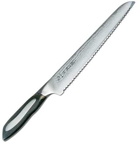TOJIRO Flash langes Brotmesser 240mm DAMASTSTAHL