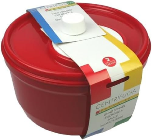 Supernova R80 5045085 Salatschleuder, 24 cm, Rot