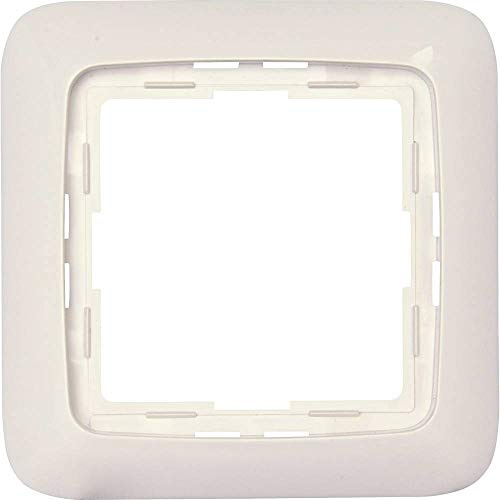 Kopp 404117065 Rivo Abdeckrahmen 1-fach, Rein-weiß, 1fach