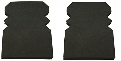 Nierhaus Arbeitshosen Kniepolster Nr. 47 225x160 x18 mm schwarz