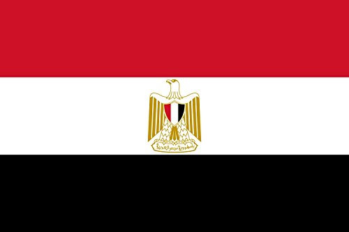 magFlags Drapeau Large Egypt Variant | Egypt Coloured Variant | Drapeau Paysage | 1.35m² | 90x150cm