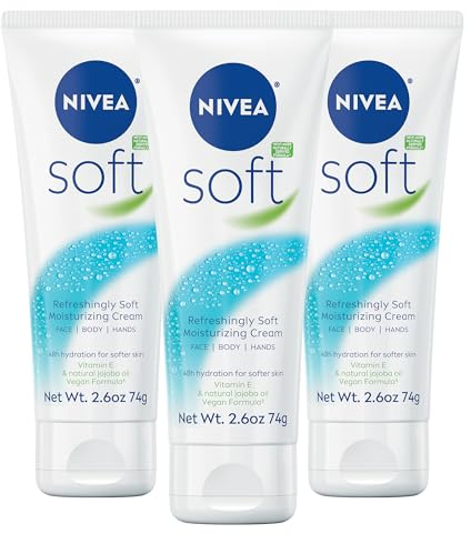 NIVEA Soft Moisturizing Creme, 2.6 Ounce (Pack of 3) by Nivea