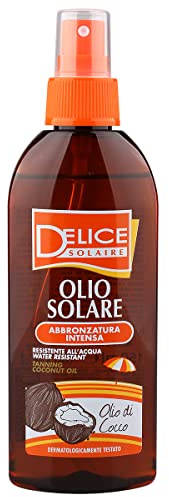 Delice Sonnenöl Intensiv Bräune Kokos und Jojoba wasserdicht 150 ml