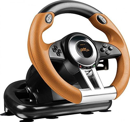 Speedlink - Racing Wheel Drift O.Z. Sl4495Bkor, Color Negro Y Amarillo (PS3)