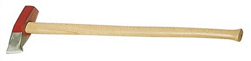 ADLER Holzspalthammer 3000g m. Eschenstiel, Stahl, Rot, 800 mm
