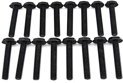 XSPC 16 Tornillos de Máquina Negro 6-32 30mm (16 Piezas/bolso)